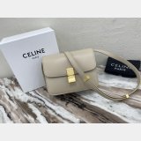 Celine Knockoff Teen Classic Box Apricot Bag