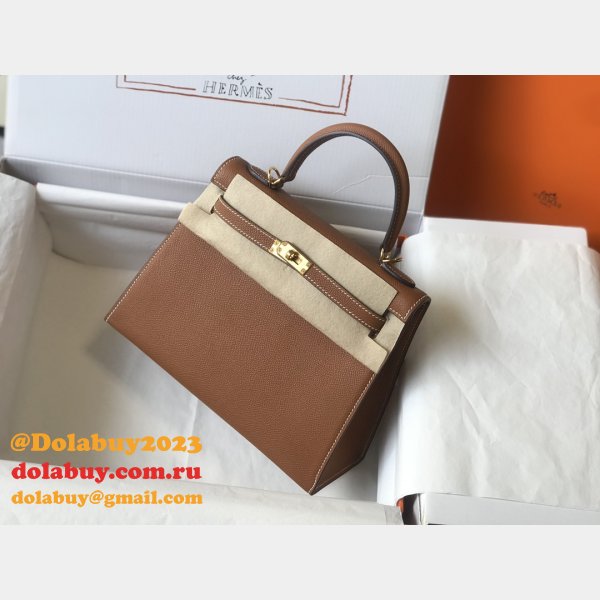 Customize The Best High Quality bag Hermes Epsom Kelly 25-28cm Handbags