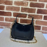 Copy Gucci Copy Jackie 1961 lizard 675799 Black bag