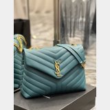 High Quality Designer Loulou Wholesale Saint Laurent Handbags Green Wholesale