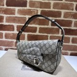 Perfect Gucci Designer Horsebit 764155 7 Star 1955 Shoulder Beige Bag