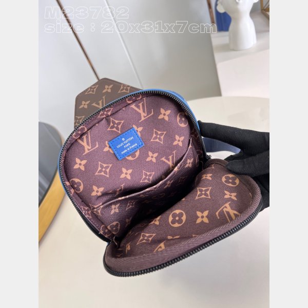 Avenue Slingbag Blue M23782 Designer Louis Vuitton Replica