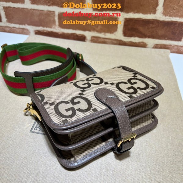 Gucci High Quality Inspired Jumbo GG Canvas Shoulder 699438 Bag