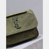 Buy Best YSL Niki 22CM 633151 Luxurys High Quality ArmyGreen Bag