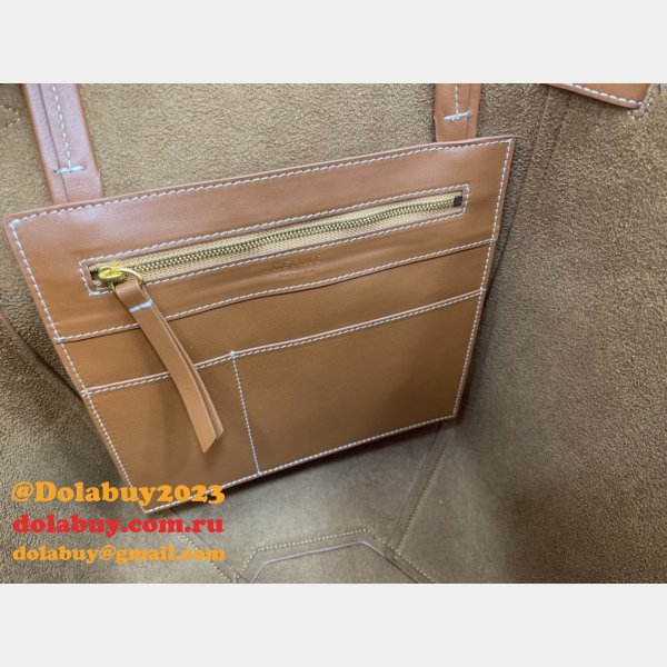 Small Celine Brown Cabas Phantom in soft grained calfskin Top Quality