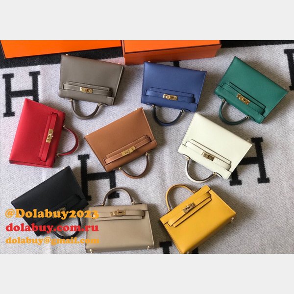 Buy Designer Best High Quality bag Hermes Kelly 19CM Mini Bags Online