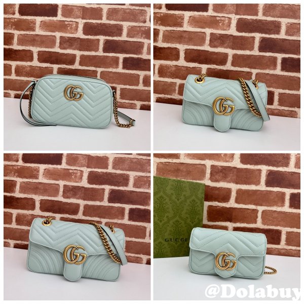 Faux Gucci Matelassé Shoulder GG Marmont Wholesale Top Bag