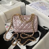 Top Quality CC MINI AS4385 pearl chain BAG 2024