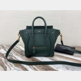 Celine Army Green Luggage Nano shopper 168243 Handbag AAA+