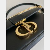 Copy Dior Black/White Montaigne High Quality 9207 Bag 21.5CM