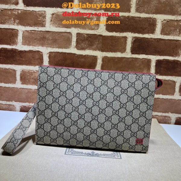 Pouch 1:1 Gucci Clutches Knockoff GG Detai 768255 Cheap Bag