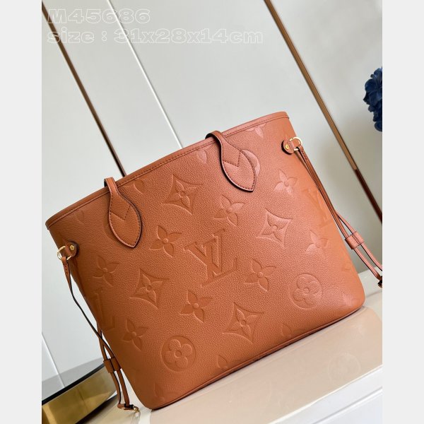 Louis Vuitton Wholesale Neverfull Cognac M12605 Luxury Bag