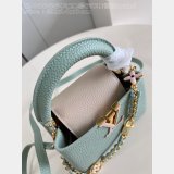 Louis Vuitton 7 Star Capucines Python Handle M48865 Avocado Green Bag