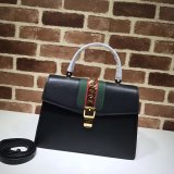 7 Star Gucci Cheap 431665 Sylvie medium top handle bag