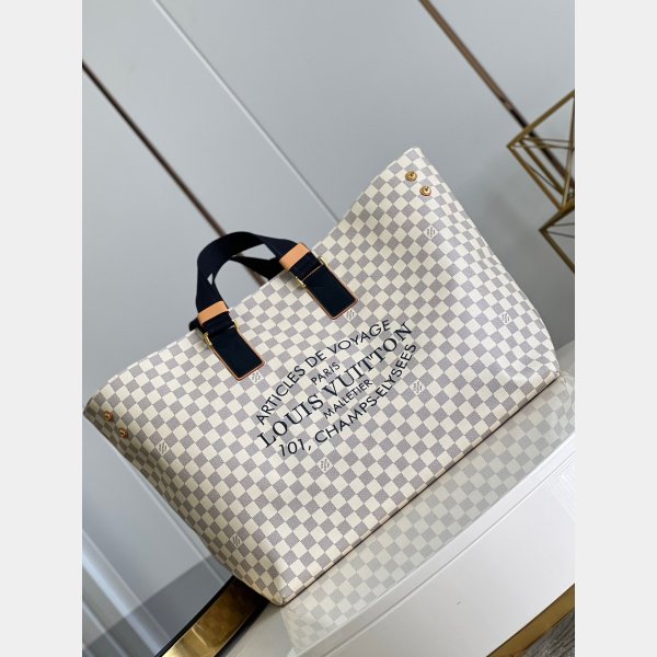 1:1 AAAA Louis Vuitton Damier Azur Canvas 1:1 Mirror N41180/N41179Bag