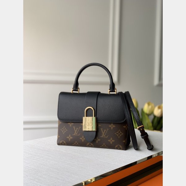 Louis Vuitton Monogram Canvas Locky BB Bag M44141 Black Cheap Bag