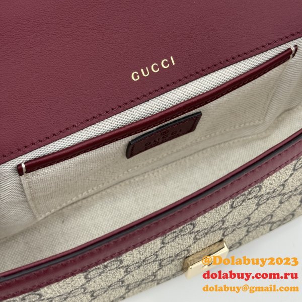 Designer Gucci Horsebit Duplicate Shoulder 815206 1:1 Mirror Bag