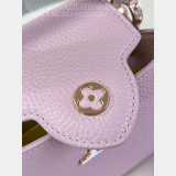 Pink White M48865 Flower Chain Knockoff The Capucines Perfect LV Bag