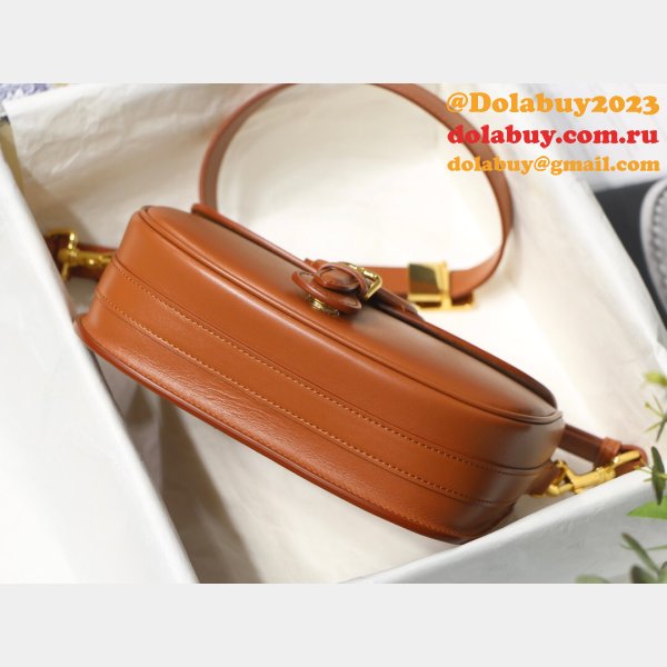 Copy Luxury Dior Bobby Bag Brown Box Calfskin