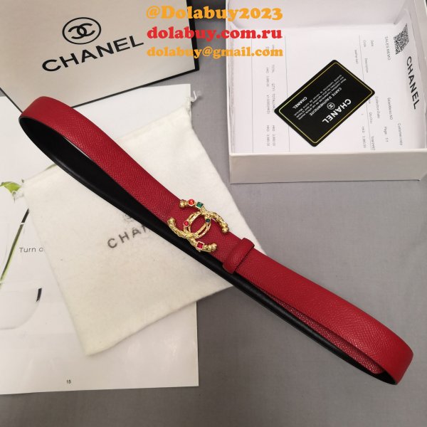 7 Star Fake CC Double C Belt Width 2.5cm 1101