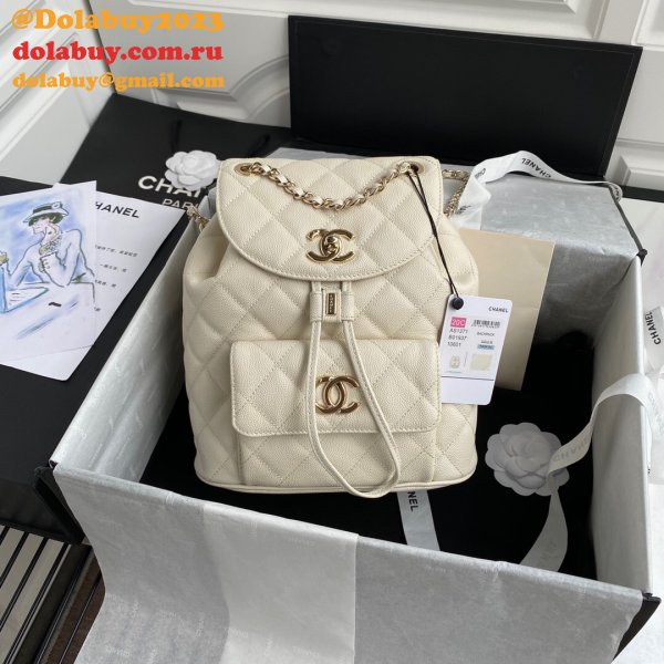 Knockoff AS1371 White/Black High Quality Backpack Bag 21.5