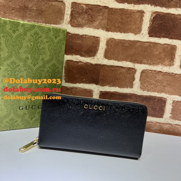 Zip Around Wallet 1:1 Mirror Gucci Script 772642 Duplicate Bag