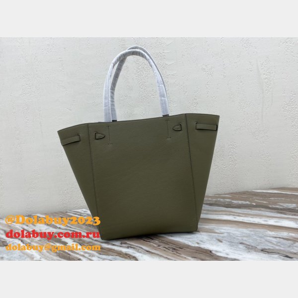 Wholesale Cheap Wholesale Celine Army Green Cabas Bags Online