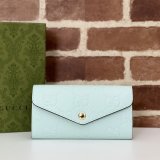 Perfect Best Gucci Copy 1:1 Mirror 772791 GG Continental Wallet