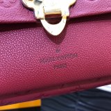 Knockoff Louis Vuitton Monogram Empreinte Leather Vavin PM M43931 Wine Red Bag