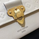 High Quality Louis Vuitton Monogram Empreinte Leather Vavin PM M43931 White Bag Wholesale