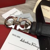 Ferragamo Belts Perfect High Quality Perfect 35 mm Black