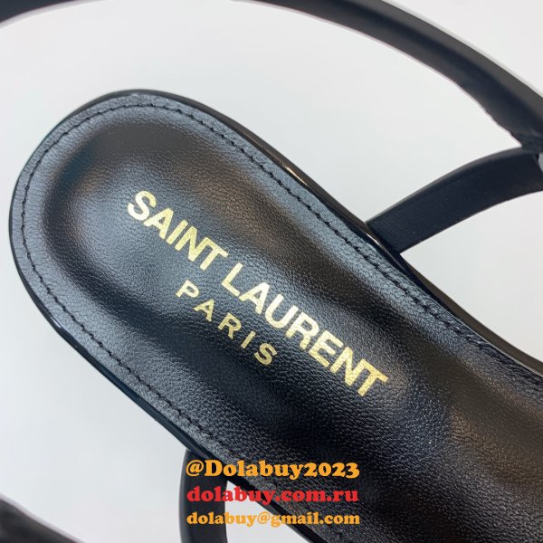 Cheap SAINT LAURENT flat sandals