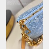 Coussin Designer Louis Vuitton High Monogram Denim M24564 Handbags