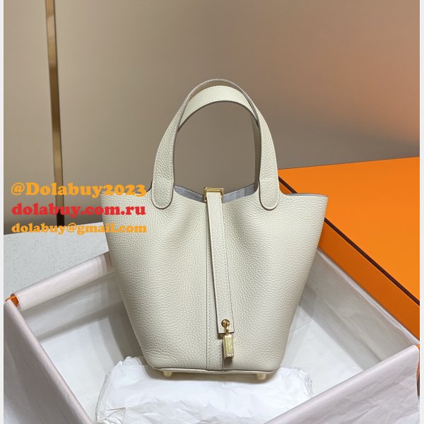 Luxury 7 Star Best Designer Hermes Picotin 18/22cm Gold Online