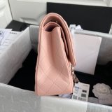 CC Copy 25.5CM Classic Flap Bag Caviar Leather A01112 Pink