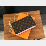 Louis Vuitton AAA+ Flore Chain Wallet Monogram M67405 Brown