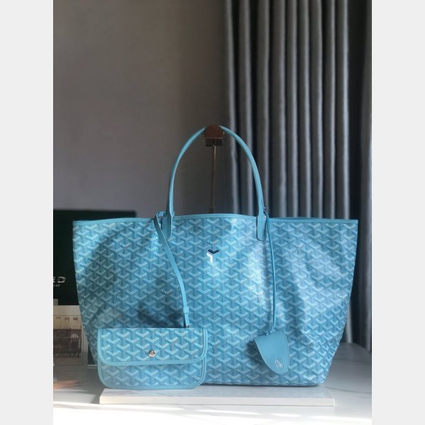 Luxury Goyard Saint Louis 020184/020144 PM/GM Blue Fashion Bag