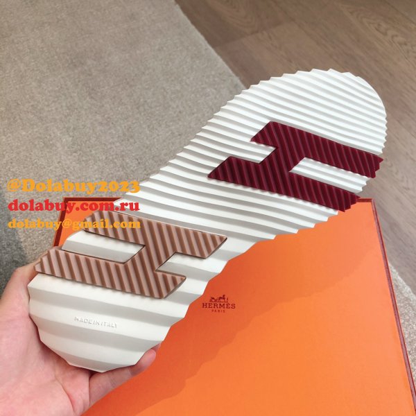 Top Quality HERMES MEN BOUNCING weave SNEAKER