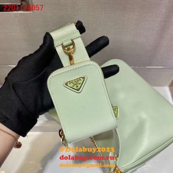 Top Quality Prada Handbags Cheap Highest Quality For Leather Hobo Re-Edition You