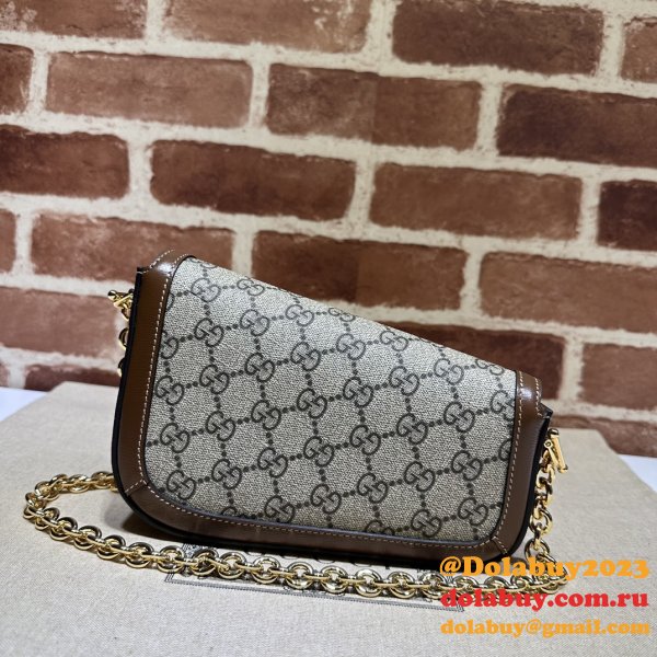 Horsebit Shoulder Gucci Perfect 1955 774209 Wholesale Brown Bag