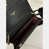 CLASSICAL Perfect CC WOC SMALL CAVIAR LEATHER CHAIN BAG