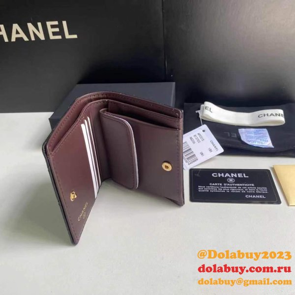 High Quality bag CC Short folding wallet 0315