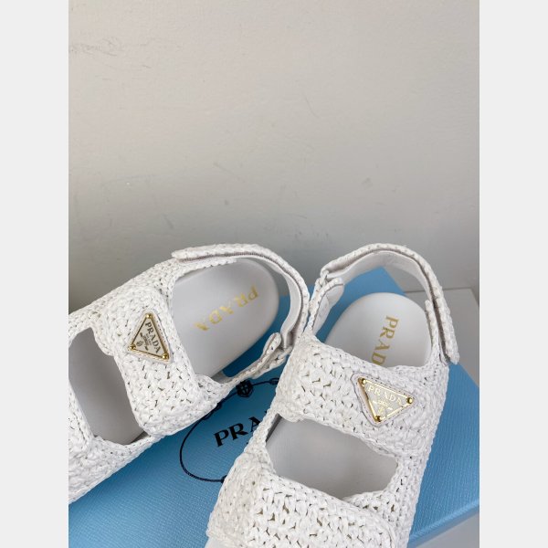 UK Cheap Prada Crochet sandals