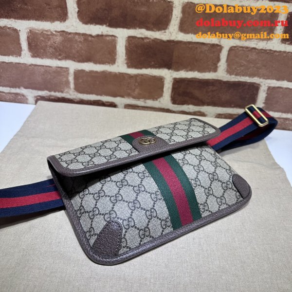 Ophidia GG Perfect Gucci 752597 Belt Ebony Supreme Fake Bag