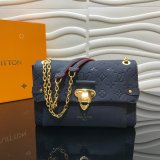 Replica Louis Vuitton Monogram Empreinte Leather Vavin PM M43931 Black Bag