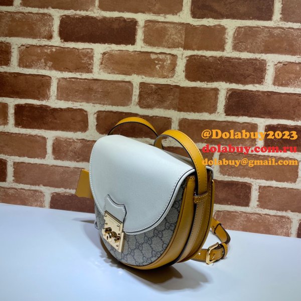 Best Designer Gucci 644524 White Padlock small shoulder bag