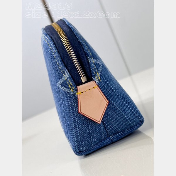 Cheap Pochette Cosmétique M24316 Blue Louis Vuitton Designer Bag