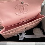 CC Copy 25.5CM Classic Flap Bag Caviar Leather A01112 Pink