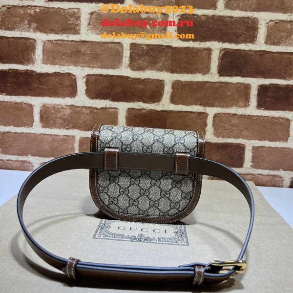 Gucci Duplicate Horsebit 1955 Rounded Belt 760198 Inspired