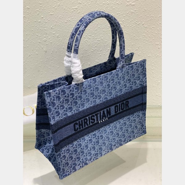 Duplicate Dior Book Tote denim 2024 new bag